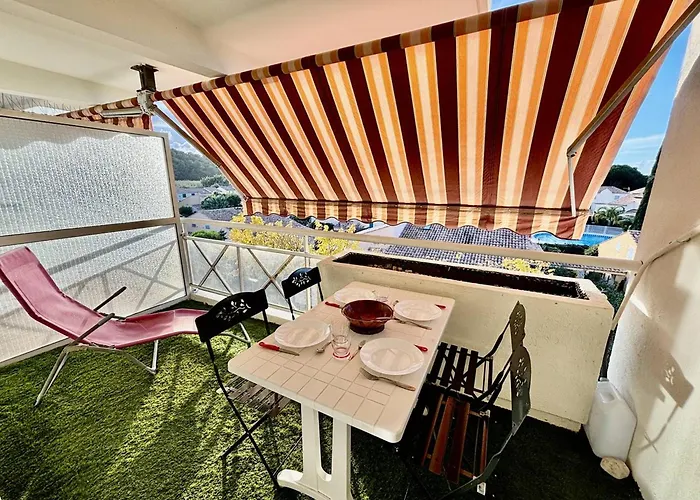 T2 Climatise Proche Avec Terrasse Et Garage - Fr-1-816-14 Apartment